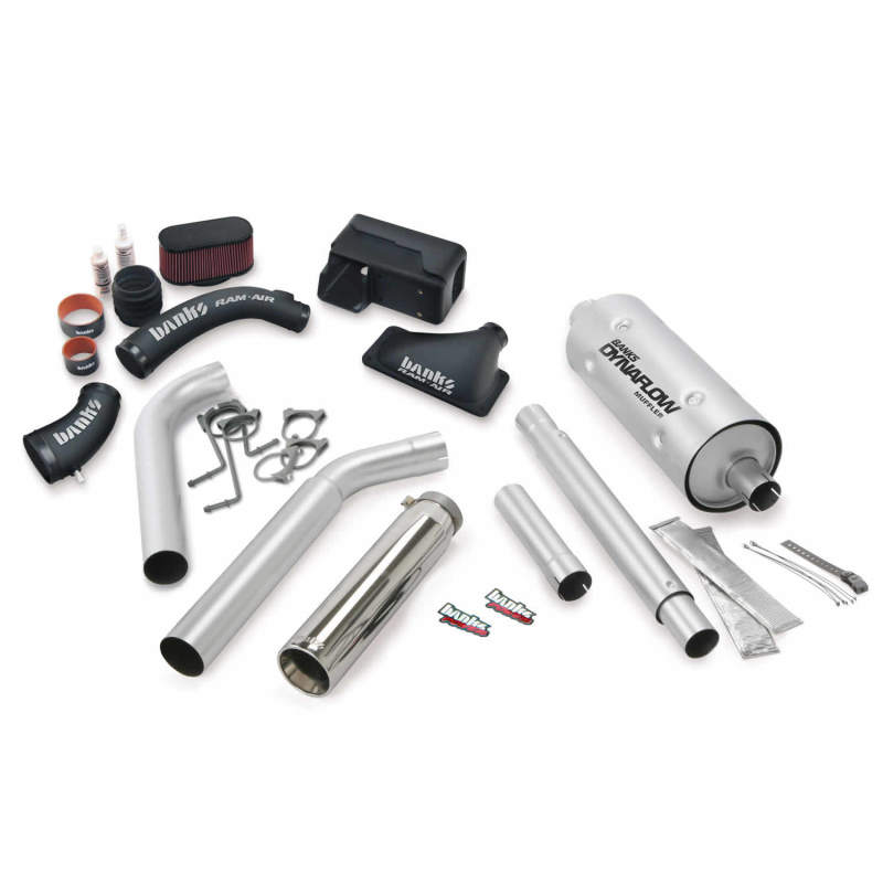 Banks Power 16-17 Ford 6.8L MH-A Stinger Bundle - SS Single Exhaust Right Exit w/ Chrome Tip - Image 2