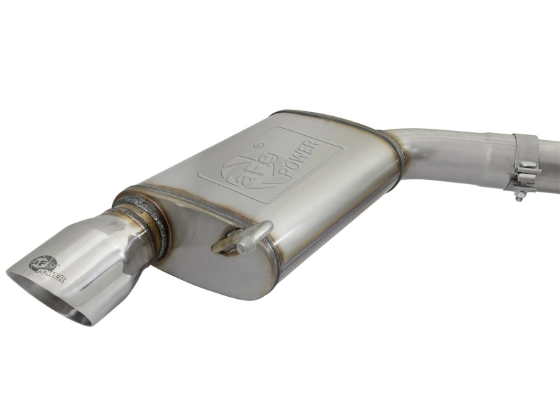 aFe MACHForce XP 3in 304 SS Cat-Back Exhausts w/ Polished Tips 15-17 Ford Mustang GT V8-5.0L/V6-3.7L - Image 6