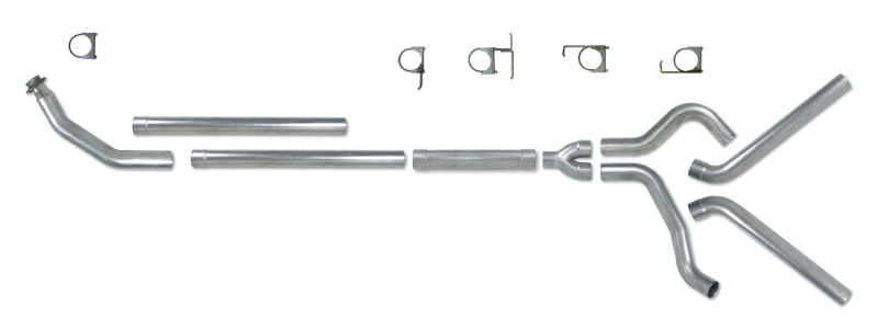 Diamond Eye KIT 4in Turbo Back MFLR RPLCMENT PIPE DUAL AL: 94-02 DODGE CUMMINS 5.9L - Image 4