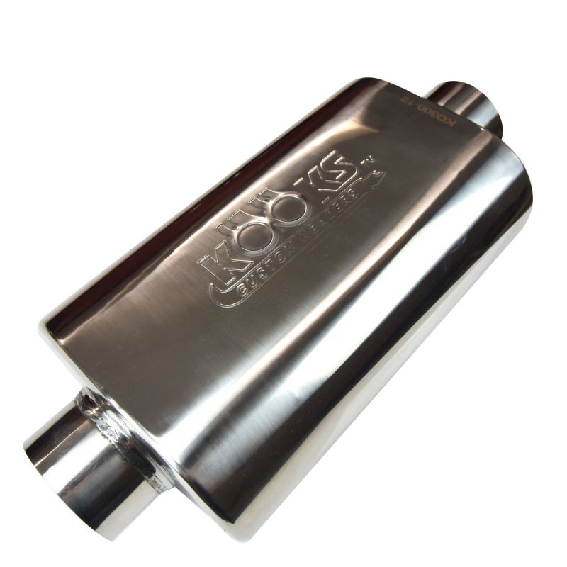 Kooks Universal 3in Center/Center Oval Muffler (4x8x12) - Image 2