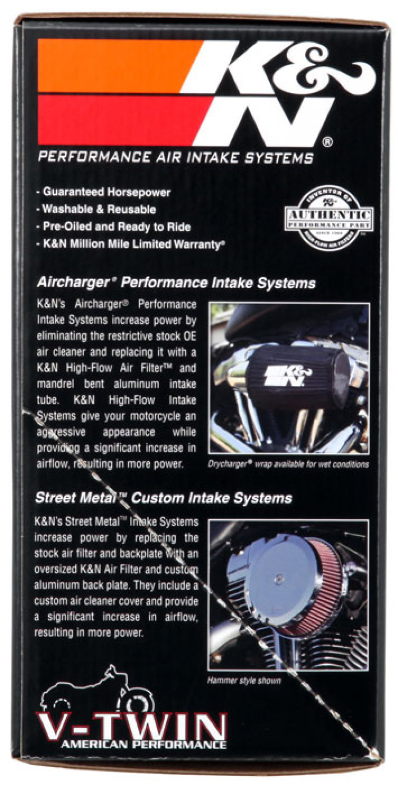 K&N 08-10 Harley-Davidson Touring Models Performance Intake Kit - Image 6