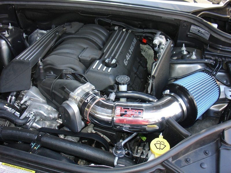 Injen 13 Jeep Grand Cherokee SRT-8 6.4L V8 Wrinkle Black Short Ram Intake w/ Heat Shield - Image 6