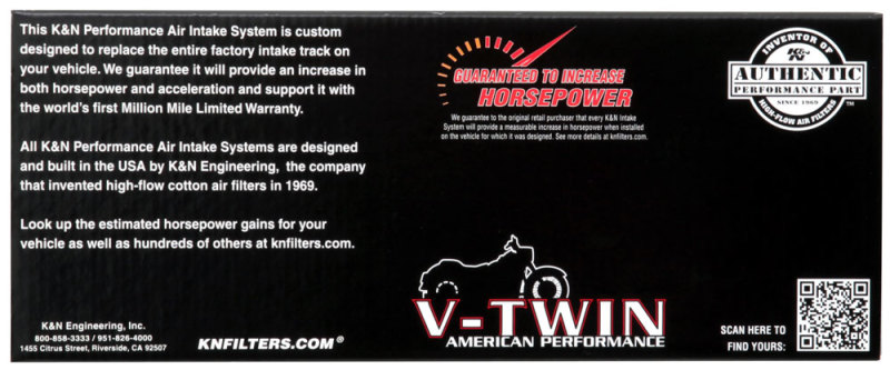 K&N 08-10 Harley-Davidson Touring Models Performance Intake Kit - Image 10