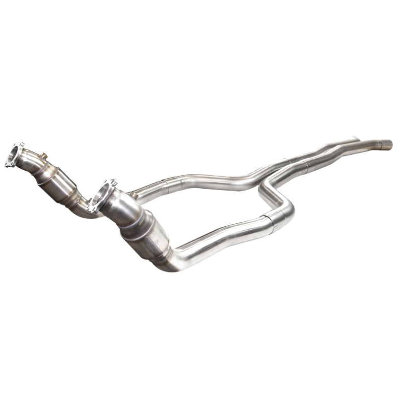 Kooks 2016+ Cadillac ATS-V 3in Green Catted Downpipes - Image 4