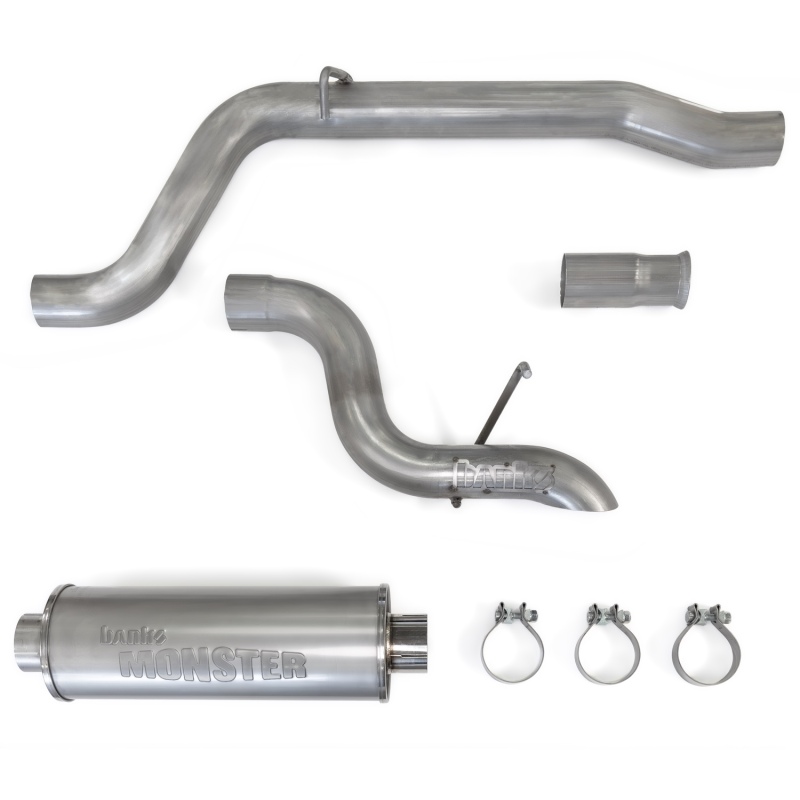 Banks Power 18-23 Jeep Wrangler 2.0L Monster Exhaust System - SS Single Exhaust - Image 4