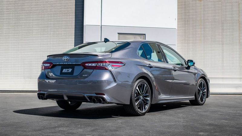 Borla 18-22 Toyota Camry XSE 2.5L i4 AT/MT FWD / 4DR S-TYPE Cat Back Exhaust (Black Chrome) - Image 3