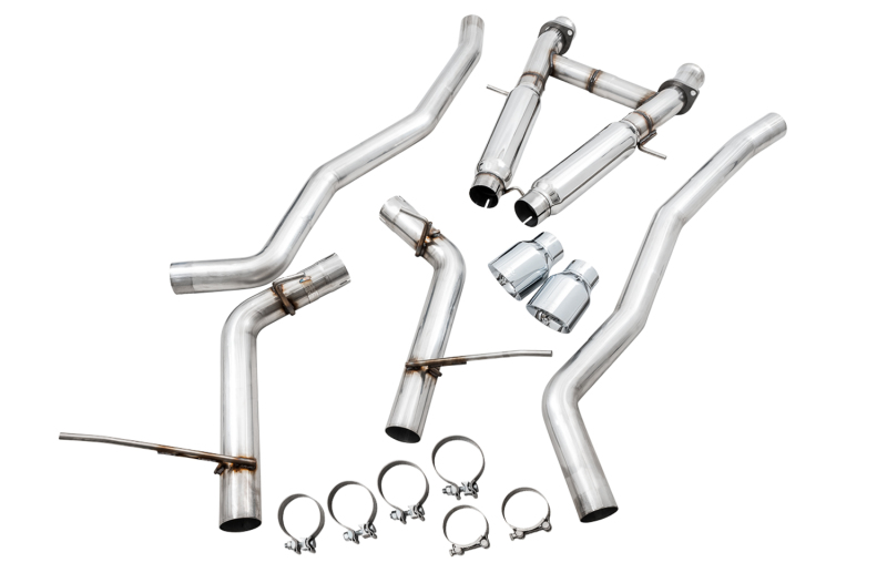 AWE Tuning 2020 Jeep Grand Cherokee SRT Track Edition Exhaust - Chrome Silver Tips - Image 4