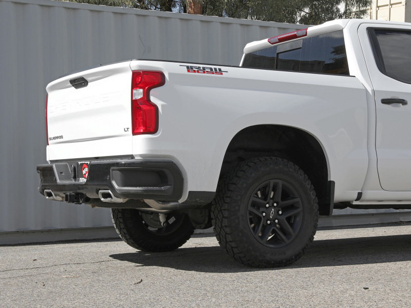 aFe Gemini XV 4in to Dual 3in 304 SS Cat-Back Exhaust w/ Cutout 19-21 GM Silverado/Sierra V8-6.2L - Image 6