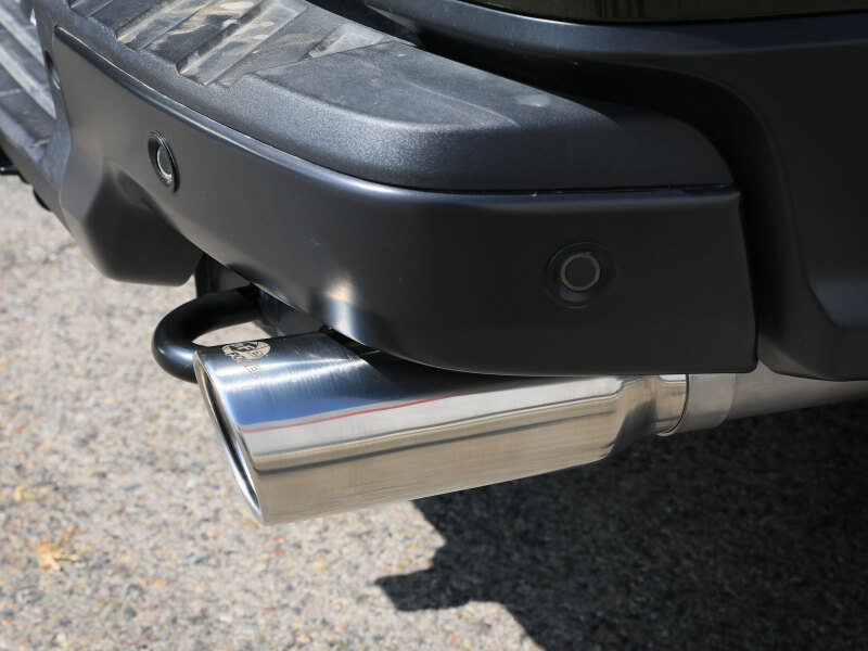 aFe 24-25 Ford Ranger Raptor Vulcan Series 3in 304 SS Cat-Back Exhaust w/ Polished Tips - Image 7