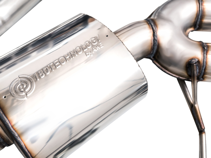 AWE Tuning 2022+ Porsche Macan 2.9TT Touring Edition Catback Exhaust w/ Chrome Silver Tips - Image 7