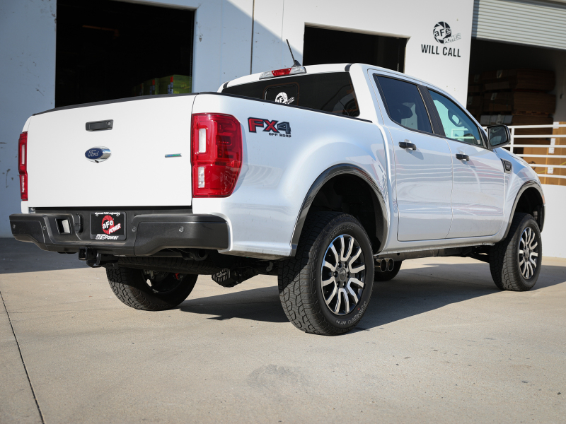 aFe Rebel Series 3in 304 SS Cat-Back Exhaust Side Exit w/ Polished Tips 19 Ford Ranger L4-2.3L (t) - Image 8