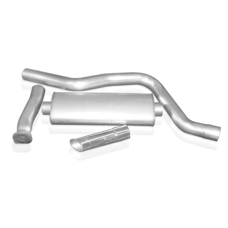 Stainless Works 2006-09 Chevy 6.0L Trailblazer SS 3-1/2in Catback Single S-Tube Muffler Factory - Image 2