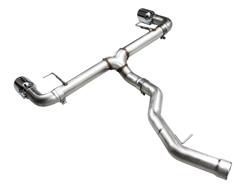 AWE 19-23 BMW 330i / 21-23 BMW 430i Base G2X Track Edition Axle Back Exhaust - Chrome Silver - Image 5