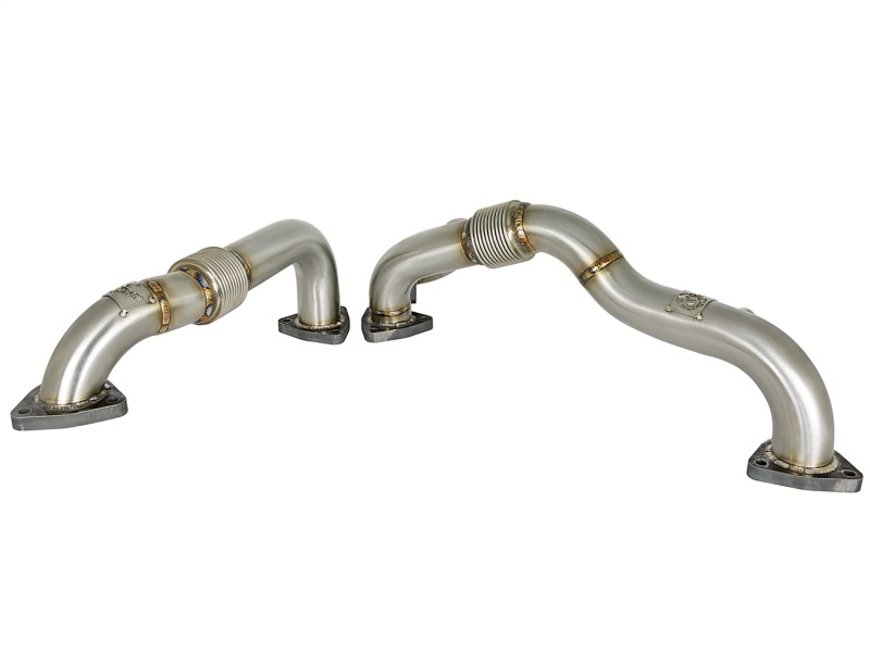 aFe Twisted Steel Header Up-Pipe 08-10 Ford Diesel Trucks V8-6.4L (td) - Image 6