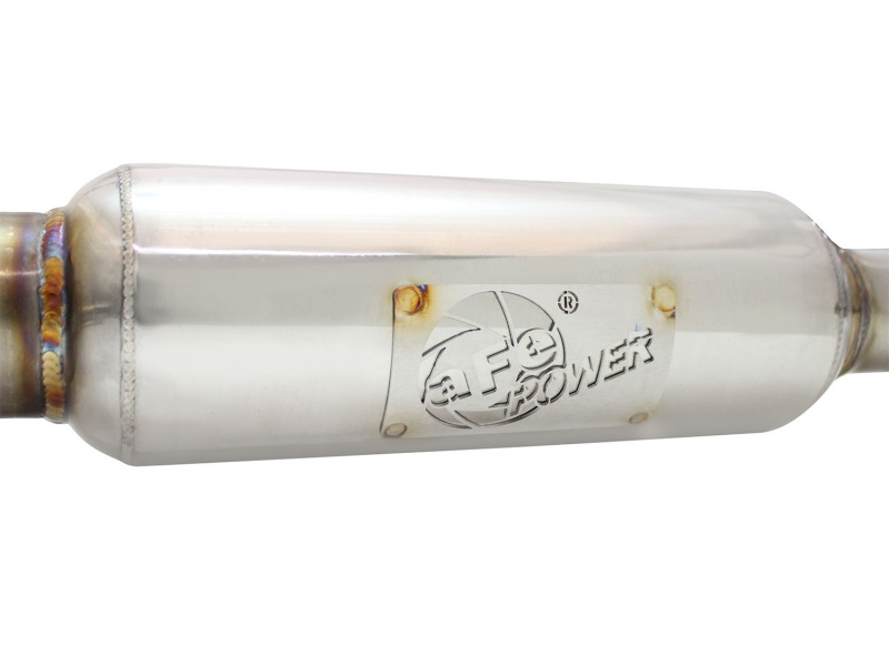 aFe 11-16 Scion TC L4-2.5L 304SS 2-1/4in to 2-1/2in Axle-Back Takeda Exhaust w/ Polished Tip - Image 5