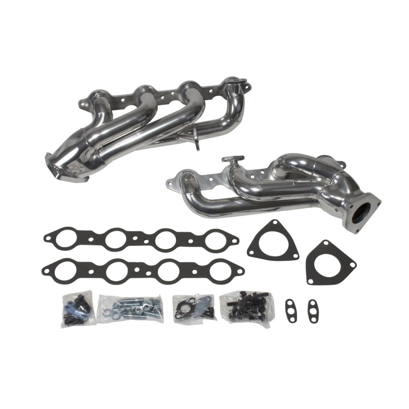 BBK 99-04 GM Truck SUV 4.8 5.3 Shorty Tuned Length Exhaust Headers - 1-3/4 Titanium Ceramic