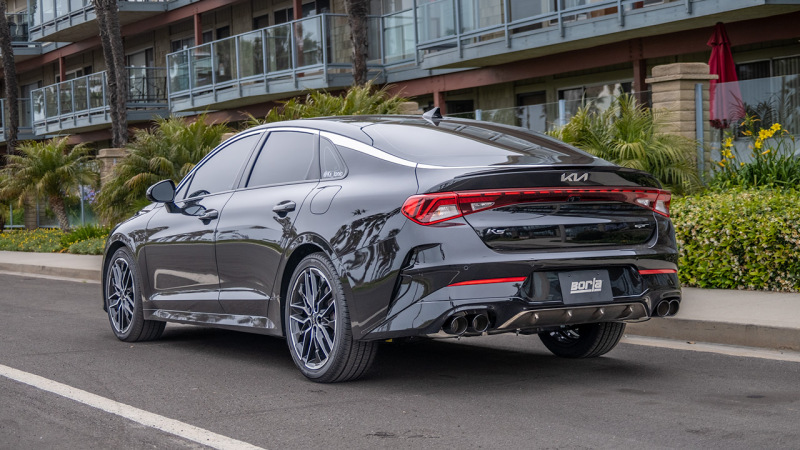 Borla 21-23 Kia K5 GT i4 AT FWD 4DR 2.00in 2.75in S-Type Exhaust - Black Chrome - Image 3