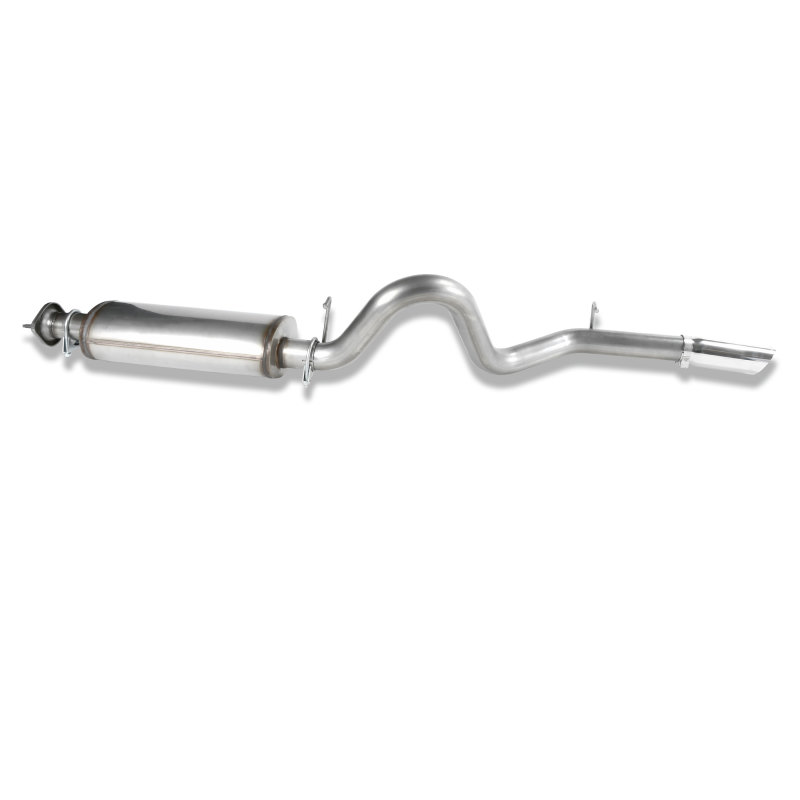 JBA 00-06 Jeep Wrangler TJ 2.5L/4.0L 304SS Single Rear Exit Cat-Back Exhaust - Image 2