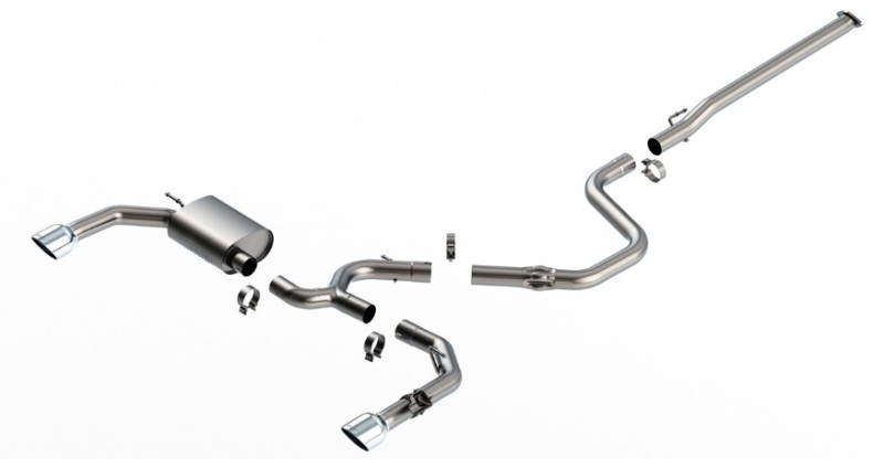 Borla 22-23 Hyundai Elantra N 2.0L 4 CYL. Turbo AT/MT ATAK Catback Exhaust Bright Chrome - Image 2