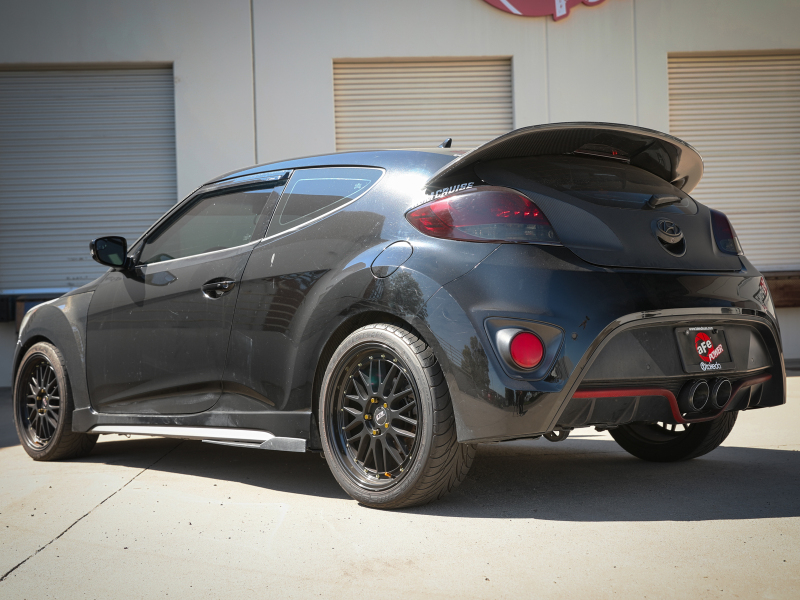 aFe Takeda 13-17 Hyundai Veloster L4-1.6L 2-1/2in 304 SS Axle-Back Exhaust w/ Carbon Fiber Tips - Image 8