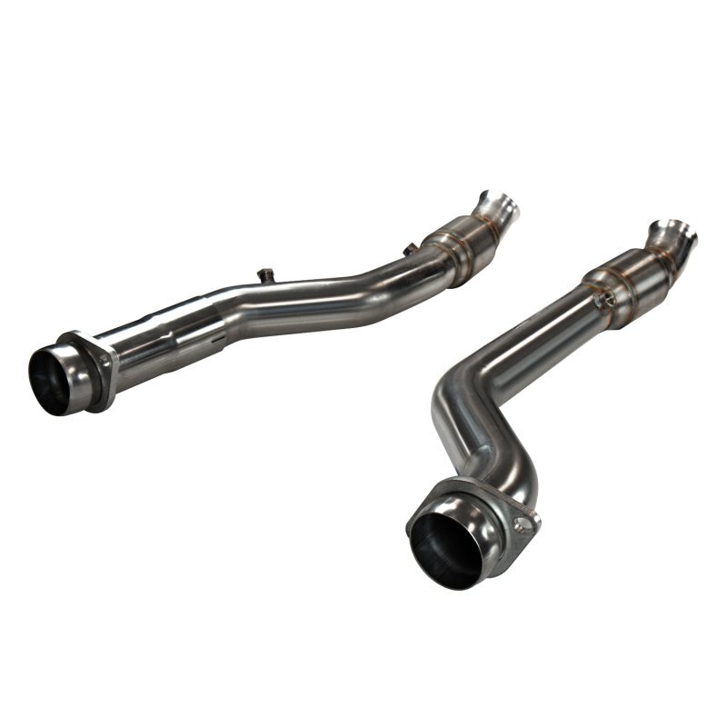 Kooks 12-22 Jeep Trackhawk 6.2L /Dodge Durango 6.4L 3in H.O. GREEN Catted OEM Connection Pipes - Image 4
