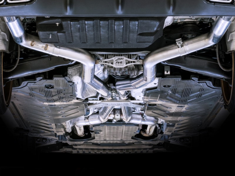 AWE Tuning 2019+ Mercedes-Benz C63/S AMG Coupe (W205) Track Edition Exhaust - No Tips - Image 2