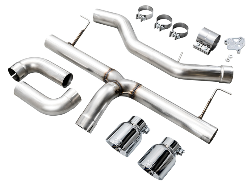 AWE 19-23 BMW 330i / 21-23 BMW 430i Base G2X Track Edition Axle Back Exhaust - Chrome Silver - Image 8