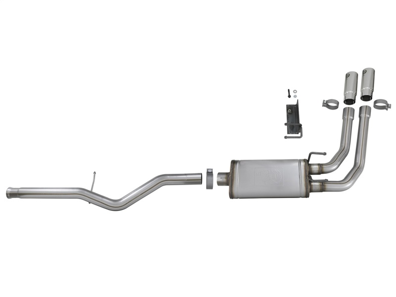 aFe Rebel Series 3in-2.5in 409 SS Cat-Back Exhaust 09-18 GM Silverado/Sierra 1500 V6-4.3L / V8-4.6L - Image 5