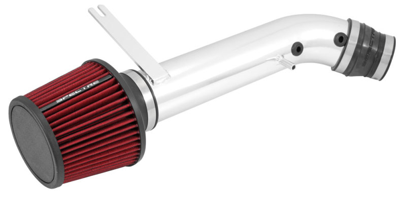 Spectre 92-00 Honda Civic L4-1.6L F/I Air Intake Kit - Polished w/Red Filter - Image 2