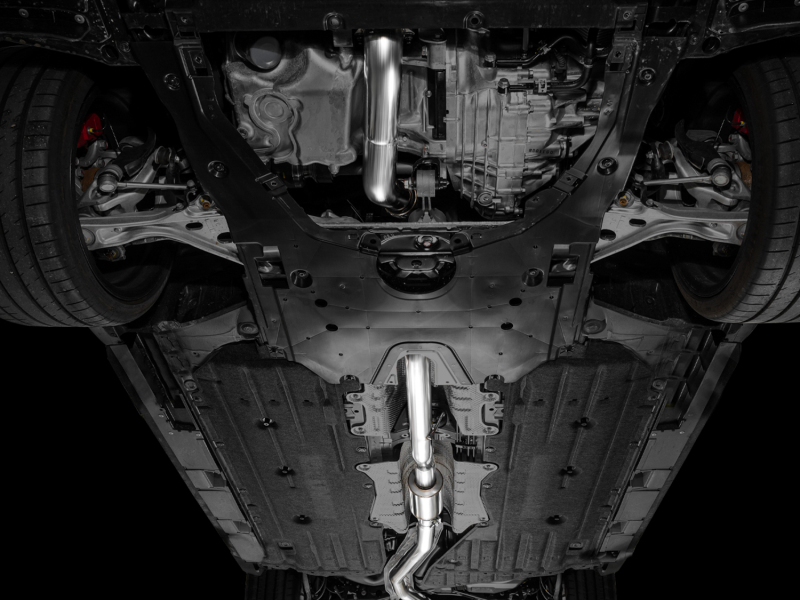 AWE Tuning 2024 Acura Integra Type S DE5 FWD Track Edition Exhaust w/ Triple Diamond Black Tips - Image 6