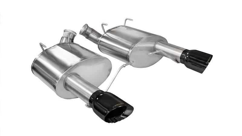 Corsa 2011-2014 Ford Mustang GT/Boss 302 5.0L V8 Black Xtreme Axle-Back Exhaust - Image 7