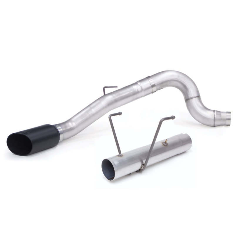 Banks Power 13-18 Dodge RAM Monster Exhaust 5.0in. Single 6.7L CCLB w/ SideKick S/S Black Tip - Image 2