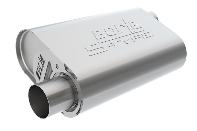 Borla CrateMuffler SBC Hot 350/383 2.5in Offset/Center 14in x 4.35in x 9in S-Type Muffler - Image 7