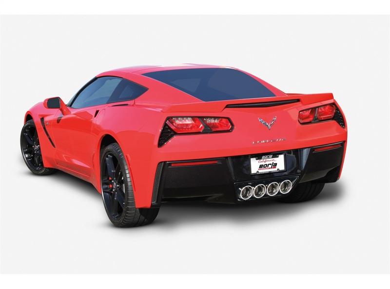 Borla 14-15 Chevy Corvette C7 w/o AFM w/o NPP Atak Rear Section Exhaust Quad Rd RL Tips - Image 9