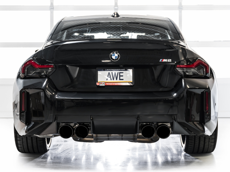 AWE Tuning 23-24 BMW G87 M2 Track Edition Exhaust - Diamond Black Tips - Image 5