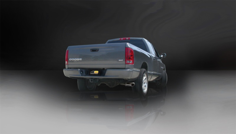 Corsa 2004-2005 -05 Dodge Ram Quad Cab/Short Bed 1500 4.7L V8 Polished Sport Cat-Back Exhaust - Image 5