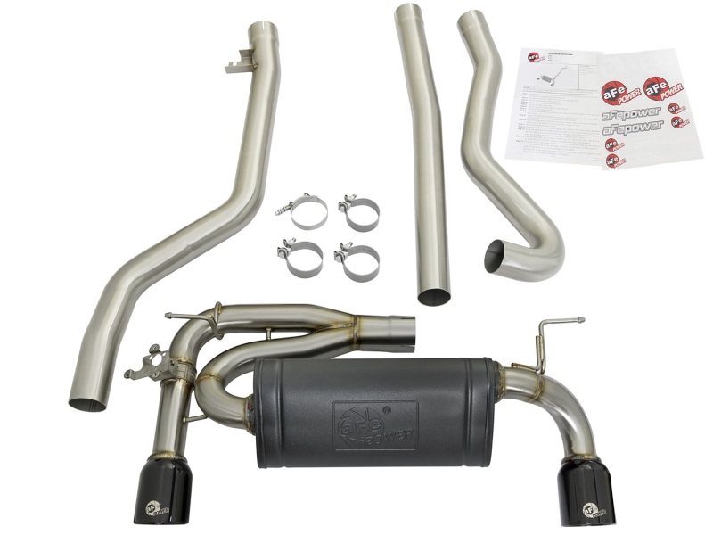 aFe MACHForce XP Exhausts Cat-Back SS 16-17 BMW 340i/iX 440i/iX (F3X) L6-3.0L (B58) w/Black Tips - Image 4