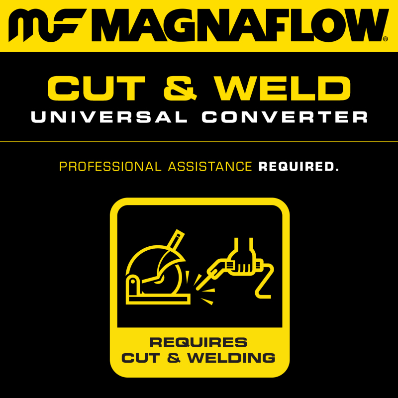 MagnaFlow Conv Univ 5inch Spun Met. 2.75inch C/C - Image 7