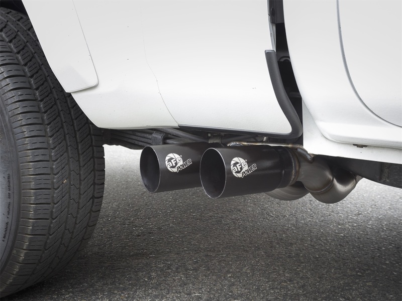 aFe Rebel Exhausts Cat-Back SS 16 Toyota Tacoma V6-3.5L w/ Black Tips - Image 3