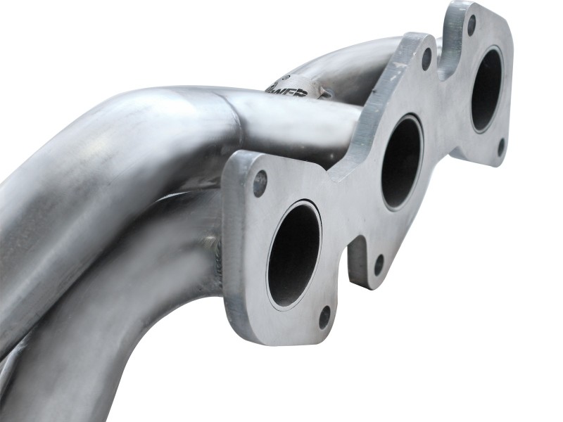 aFe 05-11 Toyota Tacoma V6-4.0L Twisted Steel 409 Stainless Steel Long Tube Header w/ Cat - Image 2