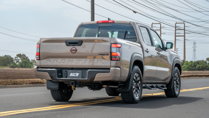 Borla 22-24 Nissan Frontier S-Type Cat Back System - Black Chrome - Image 2