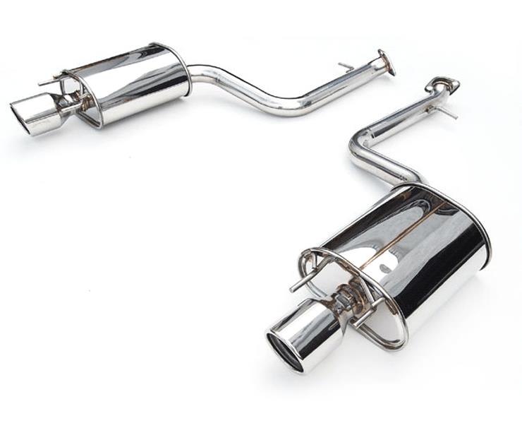 Invidia 15+ Subaru WRX/STI Single Q300 Rolled Stainless Steel Tip Cat-back Exhaust - Image 2
