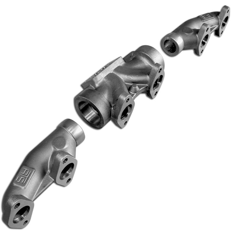 ATS Diesel 1994 - Early 98 Dodge 5.9L 12-Valve Cummins 3pc T3 PulseFlow Exhaust Manifold - Image 5