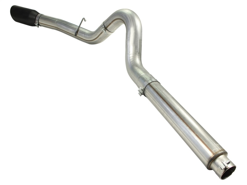 aFe MACHForce XP 5in DPF-Back Stainless Steel Exh Sys, Black tip, Ford Diesel Trucks 08-10 V8-6.4L - Image 5