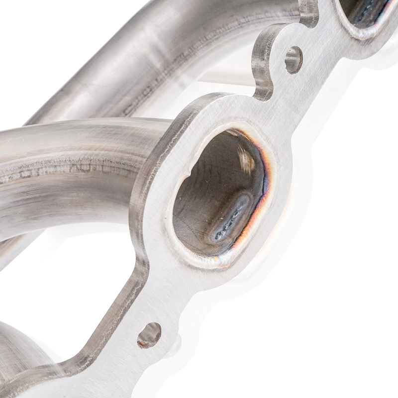 Stainless Works 2019+ Chevrolet Silverado 5.3/6.2 Catted Headers 1-7/8in Primaries 3in Leads X-Pipe - Image 8