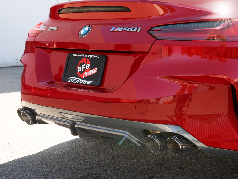 aFe 19-24 BMW Z4 M40i (G29) B58 Turbo MACH Force-Xp 3in to 2-1/2in SS CB Exhaust System - Carbon - Image 3