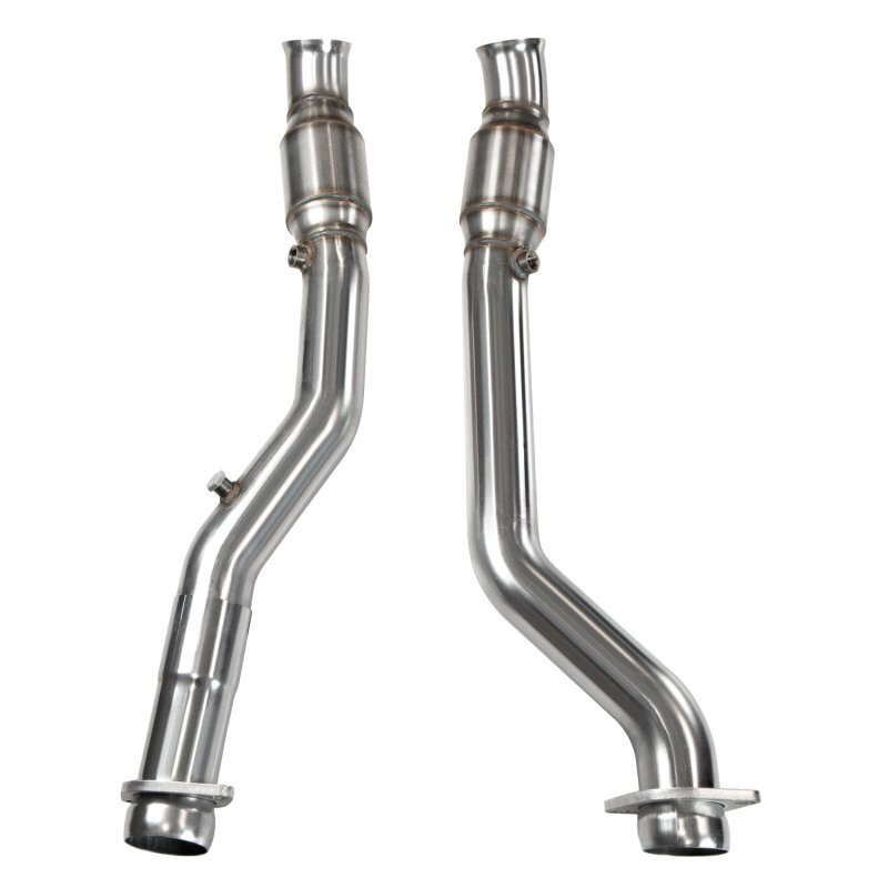 Kooks 12-22 Jeep Trackhawk 6.2L /Dodge Durango 6.4L 3in H.O. GREEN Catted OEM Connection Pipes - Image 3