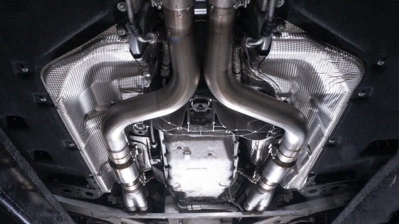 Stainless Works 2016-18 Cadillac CTS-V Sedan Headers 2in Primaries 3in Catted Leads Into X-Pipe - Image 4