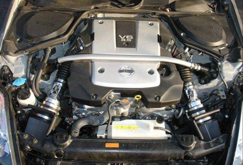 Injen 07-08 350Z 3.5L V6 Air Fusion and Air Horns Polished Short Ram Intake - Image 6