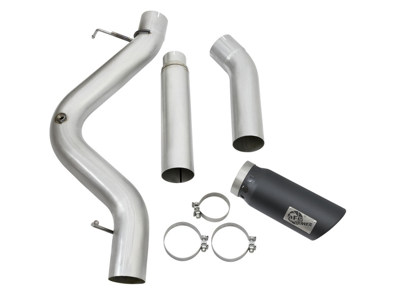 aFe LARGE Bore HD 5in Exhausts DPF-Back SS w/ Black Tips 16-17 GM Diesel Truck V8-6.6L (td) LML/L5P - Image 7